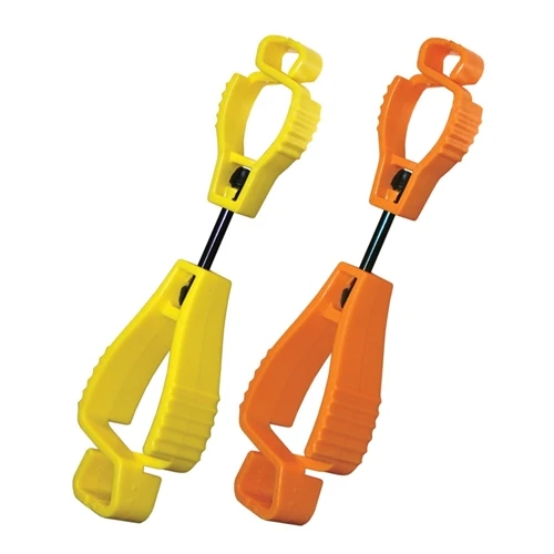 Glove Clip plastic, orange colour